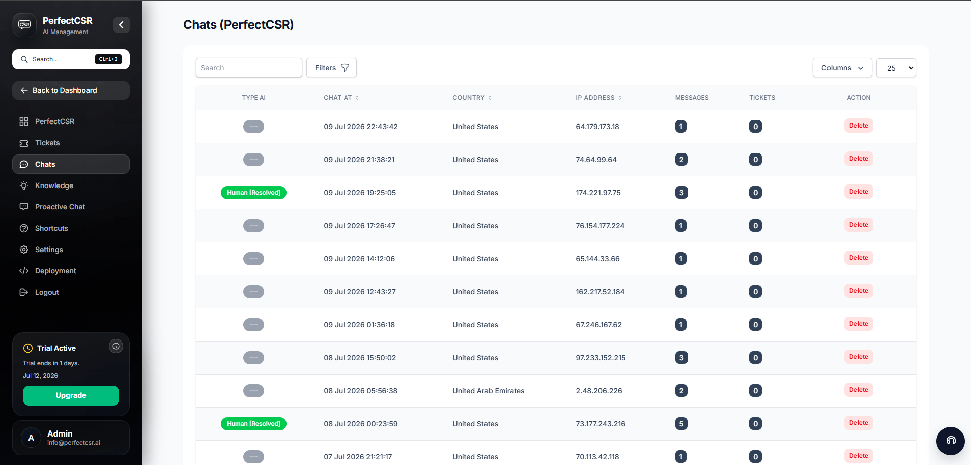 Chat view screenshot